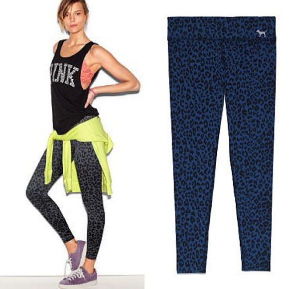 Victoria Secret Pink Leopard Print Leggings